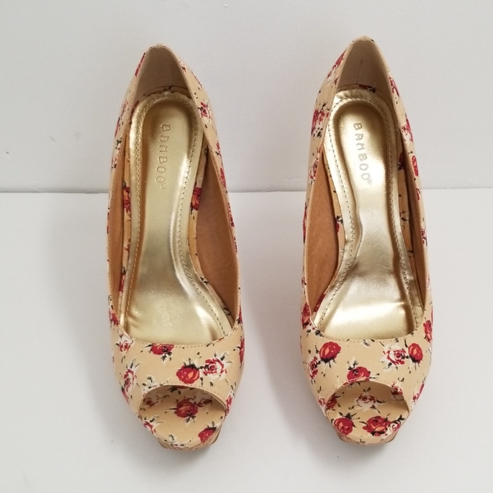 Floral heels